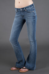 7 For All Mankind Jiselle Slim Fit Flare in Classic Vintage Blue