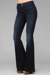 7 For All Mankind Front Welt Flare in Mountain Rain