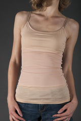 Yummie Long Strappy Tank in Nude
