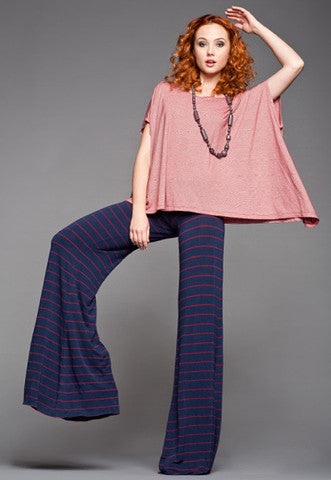 Saint Grace Striped Carol Pant in Liberty/Red