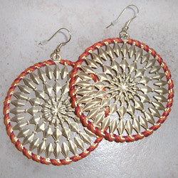 Denny Earring in Orange
